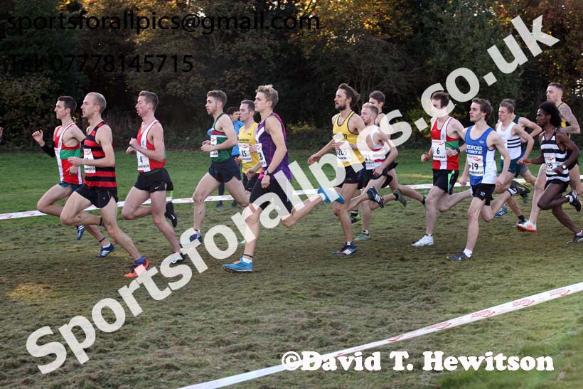 Senior mens National Cross Country Relay, Berry Hill Park, Mansfield. Photo:  David T. Hewitson/Sports for All Pics